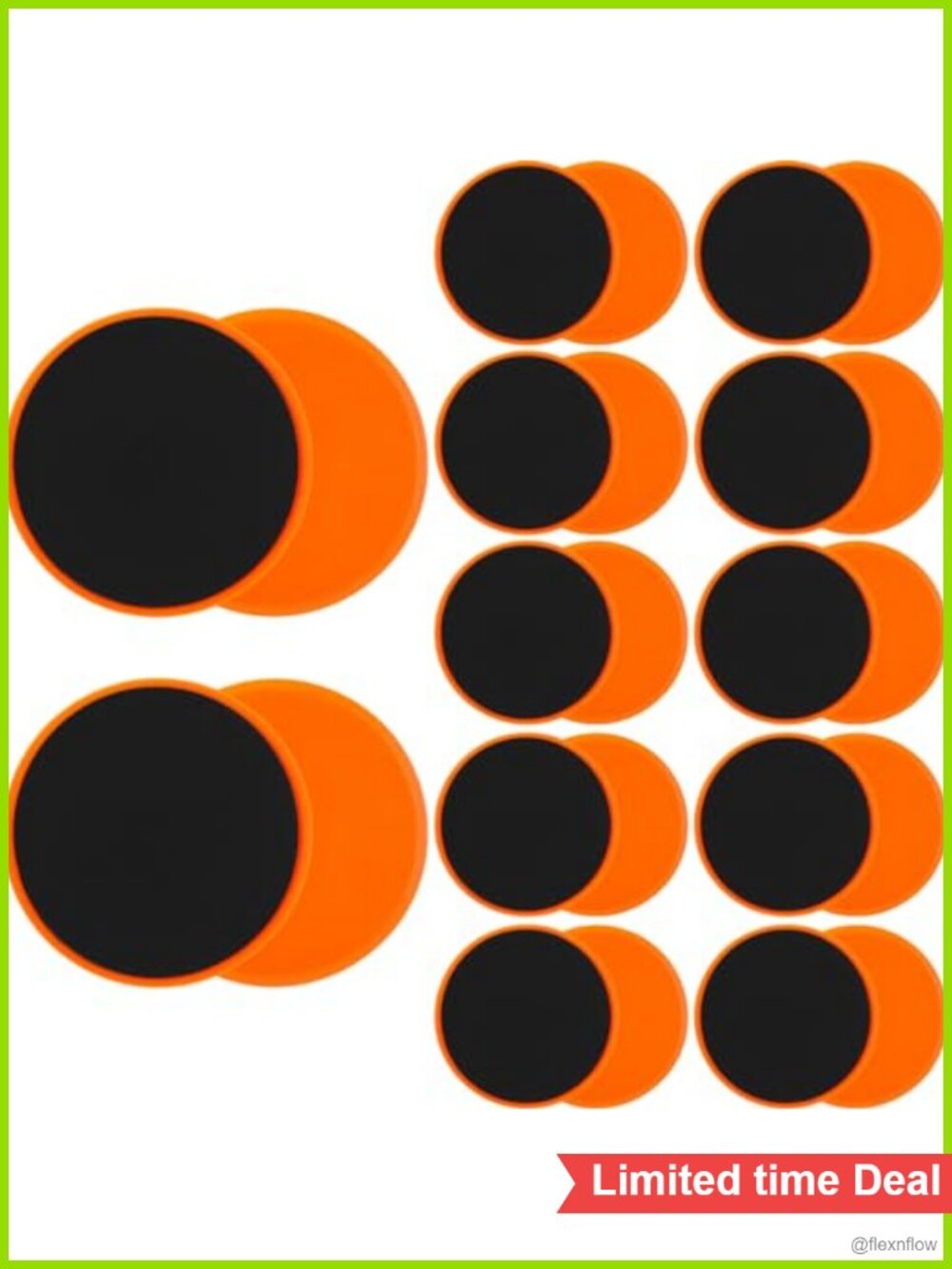 Core Sliders for Working Out Abdominal Exercise Double Sided Plastic Foam